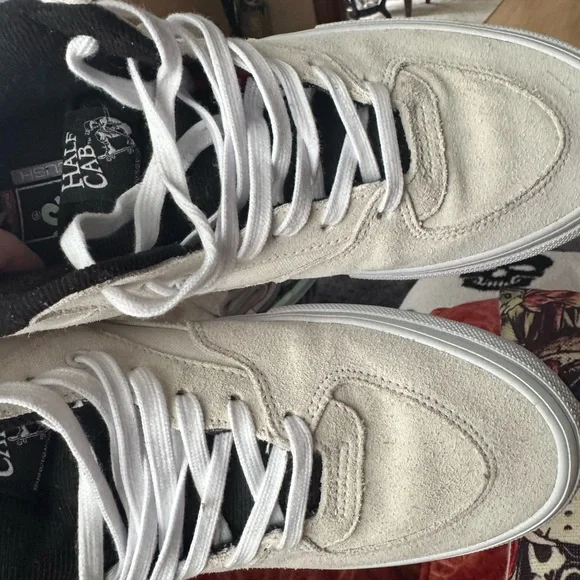 Vans Half Cab White Sneakers - Picture 2 of 4